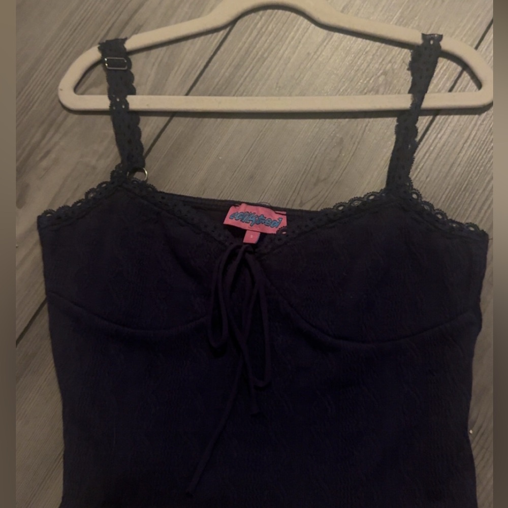 edikted Lacey Knit Tank Top